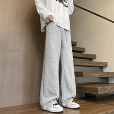 YK86090-P2586090JR-P3255%棉45%聚酯纤维高质量重磅卫裤，男装休闲裤，电商A086-1