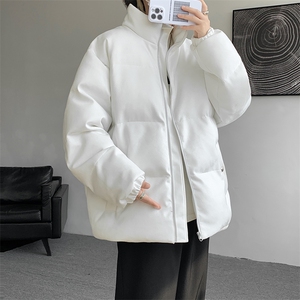 麂皮绒棉衣男大码立领棉袄子男羽绒棉服JM87256-P110图片