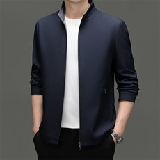 2024年休闲时尚高端男士外套上衣皮衣夹克P175，男装夹克，电商D223-1