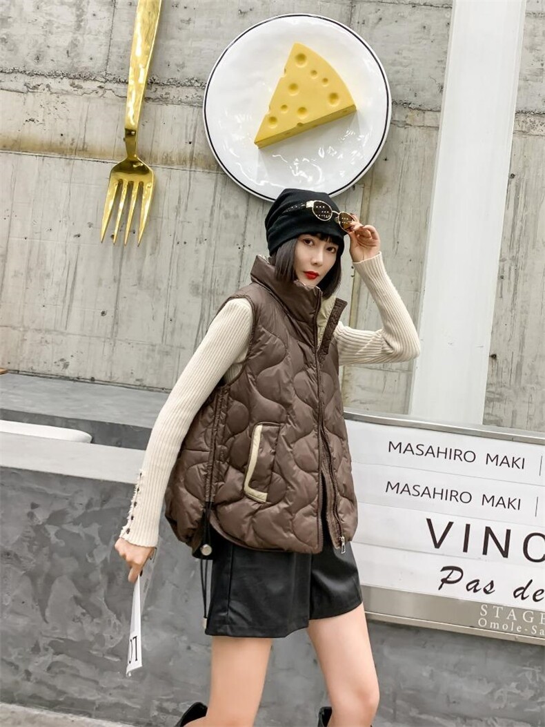 新款羽绒马甲！，女装马甲，YUSIJIA 雨思佳