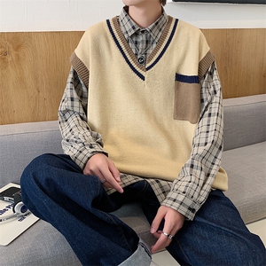 主推马甲男量大有差价现货无袖背心A161-M2046-P45图片