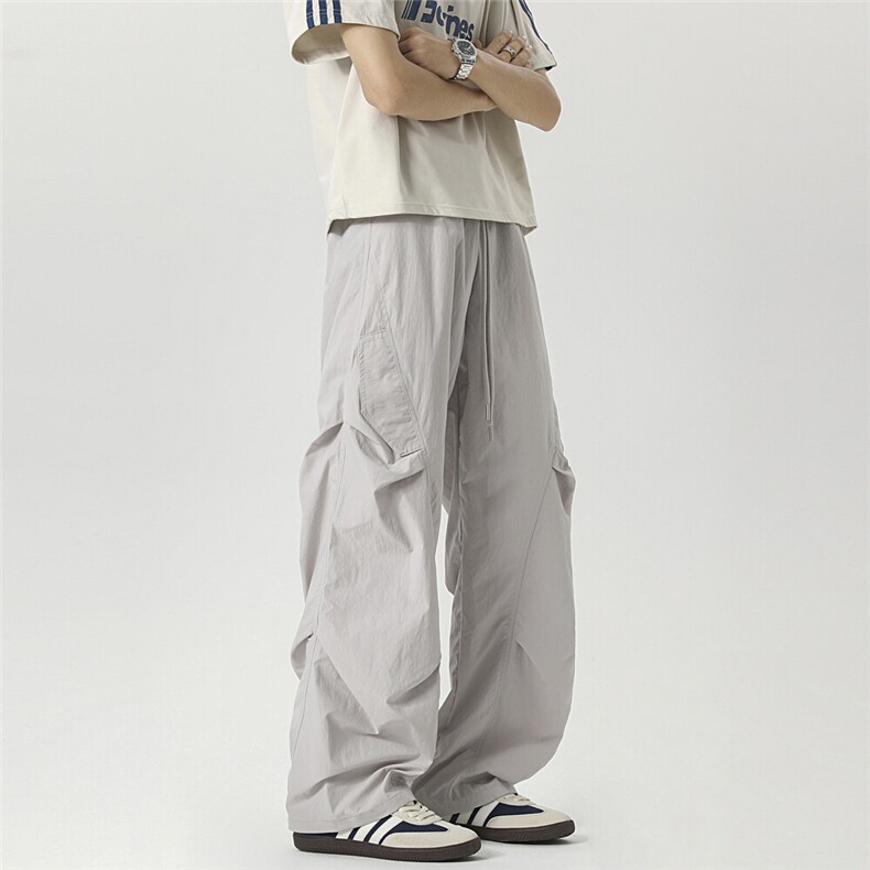 夏季薄款速干透气打褶伞兵冲锋裤工装直筒310A-4-KZ95-特批30,男装工装外套,星座310A-4