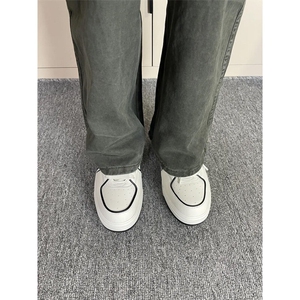 GZK112LL-特P55 cleanfit军绿色工装裤男款宽松直筒阔腿裤图片