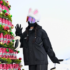 冬季防风防水多口袋单板滑雪服男加棉加厚保暖外套M78-P155控218，男装棉衣，电商A001