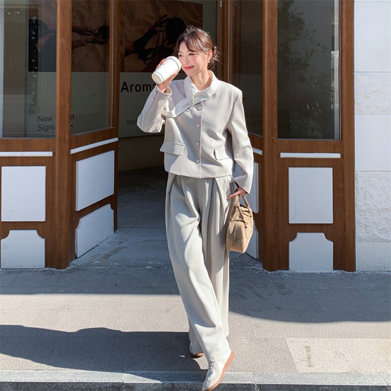 26春新款现-轻熟风韩系高级感西装两件套2621-P185K298图片