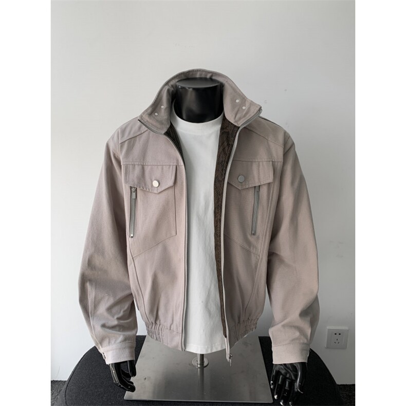 JK709-尺码M-3XL-P70-座山蟒工装外套秋季美式做旧宽松夹克,男装夹克,星座1811B