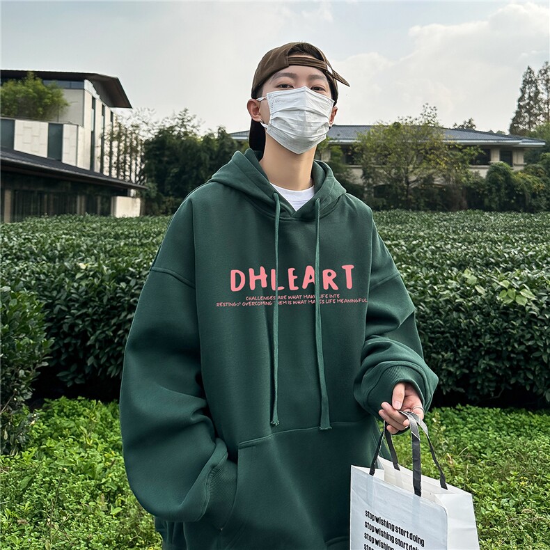 抖音供货、复合重磅400克现货连帽卫衣宽松上衣FM418-P45,男装卫衣,星座610B-1