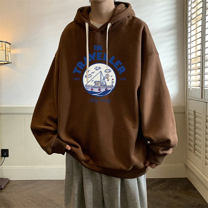 连帽卫衣男大码胖子帽衫大号运动服WY2410-P35,男装卫衣,电商A040