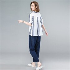 2021夏季新款简约时尚休闲宽松气质文艺套装，女装套装/套裙，叶笙衣