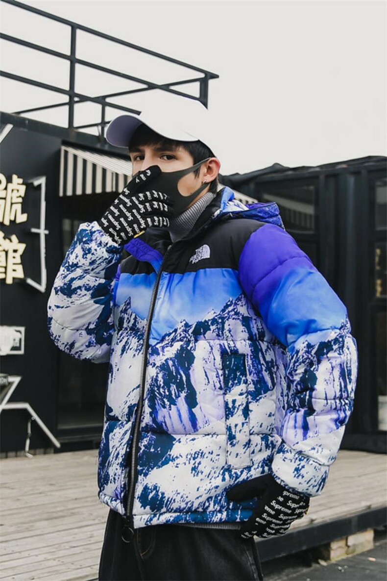 2020年冬季新款雪山潮流ins雪山保暖修身棉衣男DS-B293,男装棉衣,电商A306