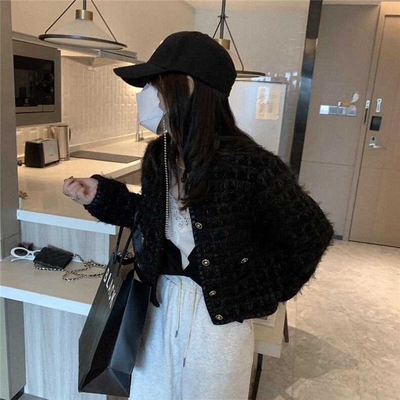 羽毛小香风开衫，其它，XTZ style