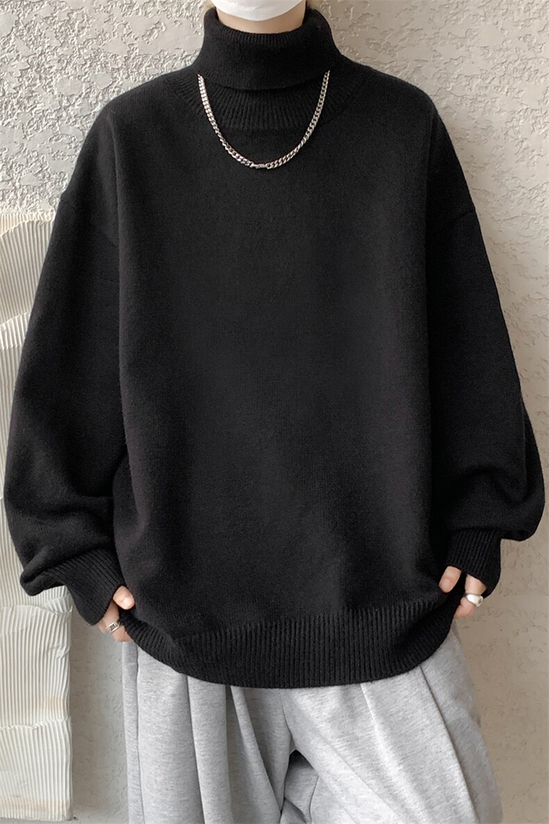8XL-M神款搭配！！！特大码高领毛衣男打底衫百搭内搭MY1214P45,男装针织衫/毛衣,电商D206-1