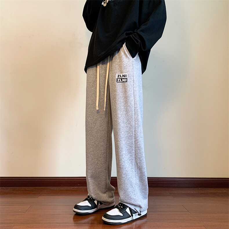 港风大码印花休闲裤长裤拖地裤卫裤A014-K8307-P40控58,男装休闲裤,电商A014