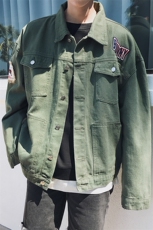 【有报告】男士秋冬纯棉外套帅气百搭潮流牛仔夹克服DS32TP75，男装夹克，电商A102