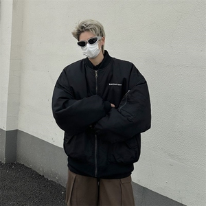美式复古刺绣棒球棉服外套男女潮牌飞行夹棉夹克外套HY687/P96图片
