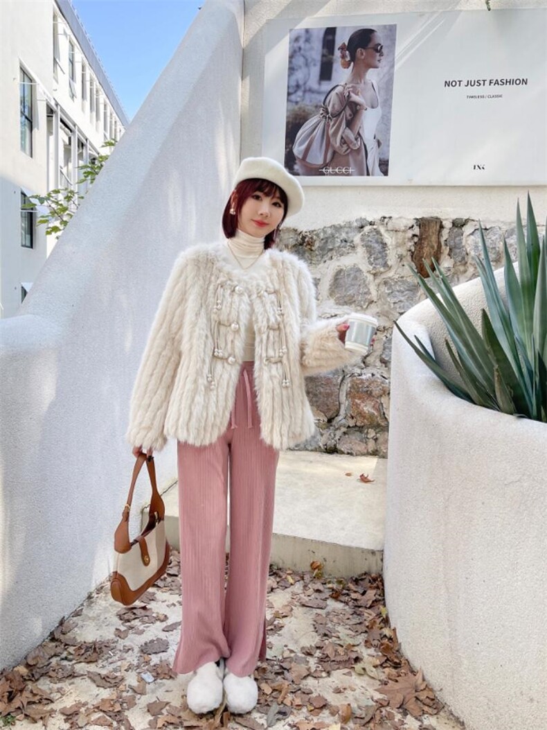 环保皮草外套，女装皮草，伊妹儿