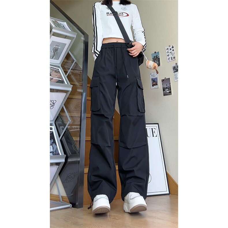 秋季美式高街百搭工装冲锋裤LK2018-2 加绒P38 控69图片