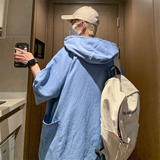 五分袖时尚原宿新款纯色T恤潮男气质青春百搭夏季连帽短袖，男装T恤，星座716-4
