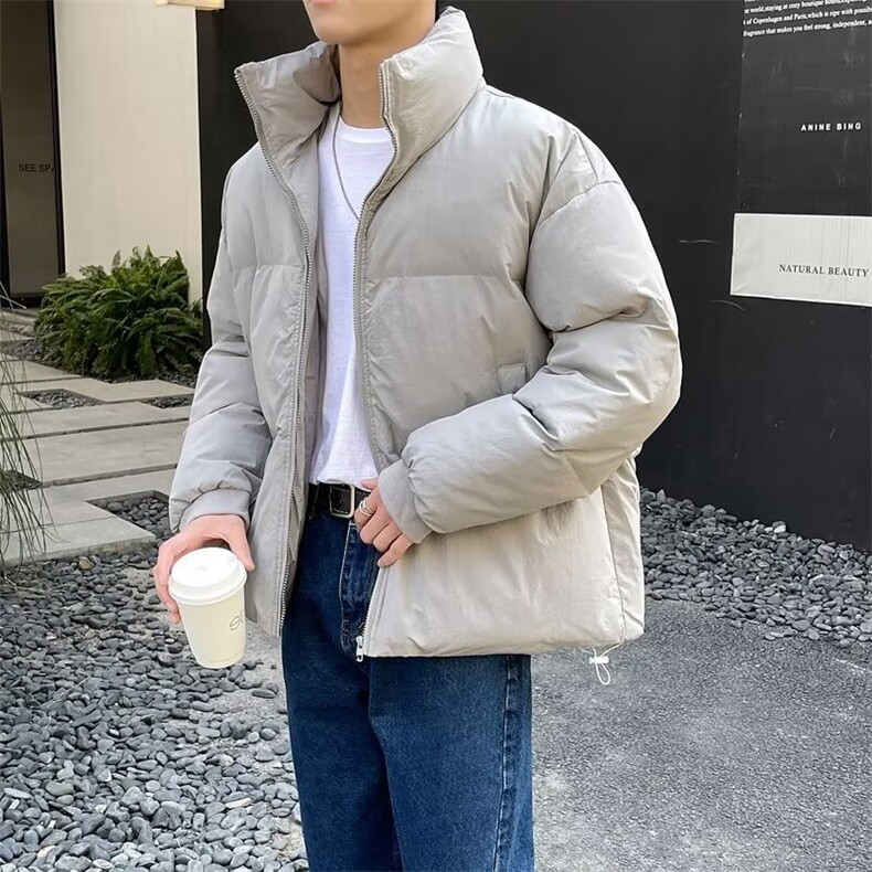 棉服男2025冬季新款三防短款情侣面包服保暖舒适感加厚外套潮流,男装棉衣,星座506A