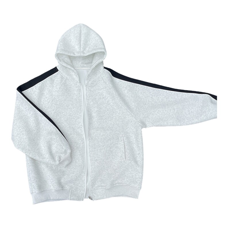 重磅拼色男女连帽卫衣特P60M-3XL,男装卫衣,电商B325