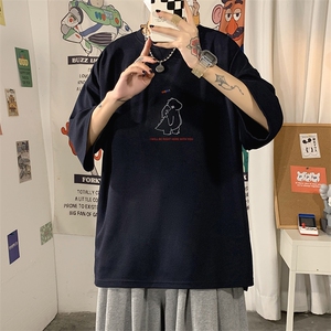 Q11140-P30 春夏季七分袖t恤男大码五分袖男短袖中袖图片