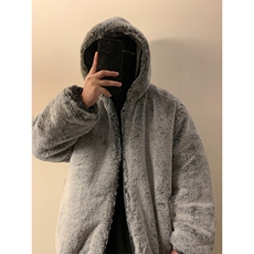 秋冬棉衣外套加绒双面穿兔毛1016-1W107P138K168夹棉P158K188，男装棉衣，星座1016-1（原电商B408-1）