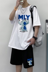 短袖t恤套装2023夏季新款潮流休闲衣服潮牌上衣A161-2-TZ06-P50，男装休闲套装，电商A161-2