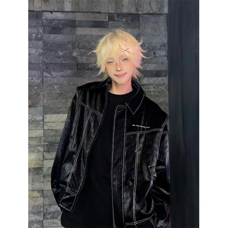 【有货】cleanfit短款外套男春秋高级感痞帅飞行员夹克W190LL-P92,男装夹克,星座1007（原301D）