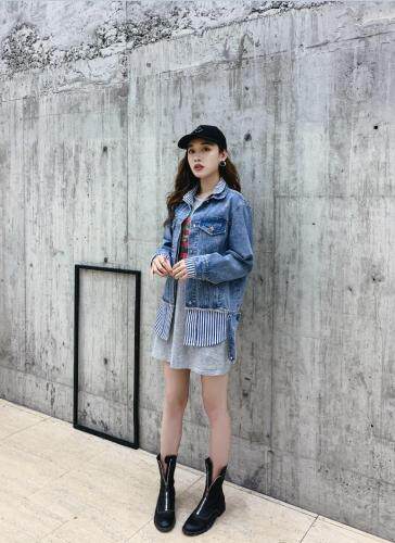 2021年春夏欧韩时尚系列牛仔外套，女装，R2