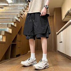 现货夏季工装短裤男ins潮牌休闲百搭潮流痞帅五分裤D02517-P43，男装牛仔裤，星座308B-2