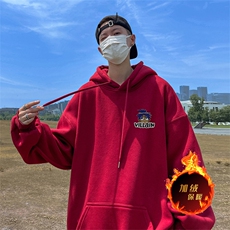 500克重磅秋冬美式加绒加厚卫衣外套DL1533常规特P35绒特P40，男装卫衣，电商A486