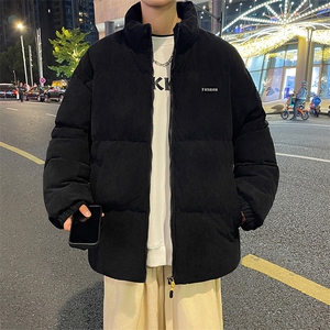 2023男冬季新款灯芯绒保暖棉衣防风宽松加厚大码棉服外套BYM09P85图片