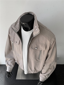 JK709-尺码M-3XL-P70-座山蟒工装外套秋季美式做旧宽松夹克图片
