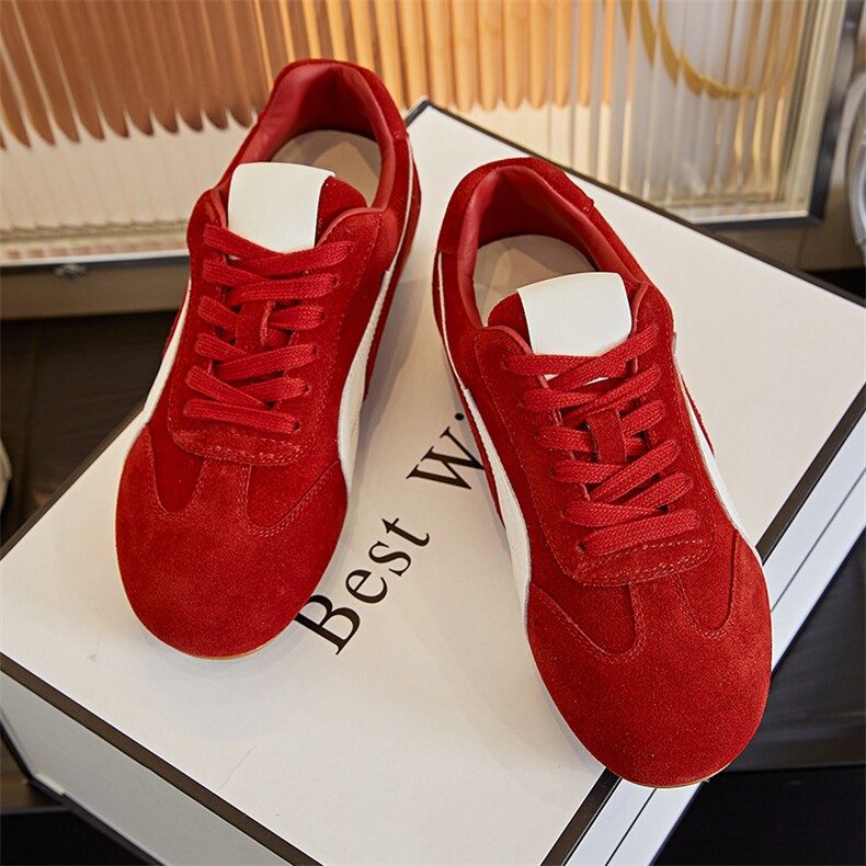 真皮阿甘鞋女2024秋季新款平底运动鞋女休闲低帮女鞋潮百搭鞋子女,女鞋休闲鞋,电商A223