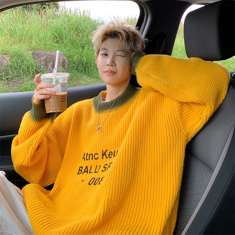 扎染潮牌毛衣GM141-P58控88，男装针织衫/毛衣，星座310A