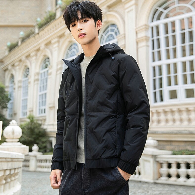 2020冬季新款男士连帽羽绒服潮流潮牌外套DS575T,男装羽绒服,电商A102
