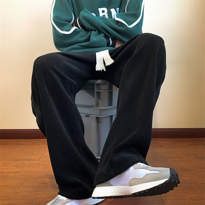 22秋新款欧棉绒宽松休闲oversize情侣休闲长裤B266-X827-P60,男装休闲裤,星座B257-1