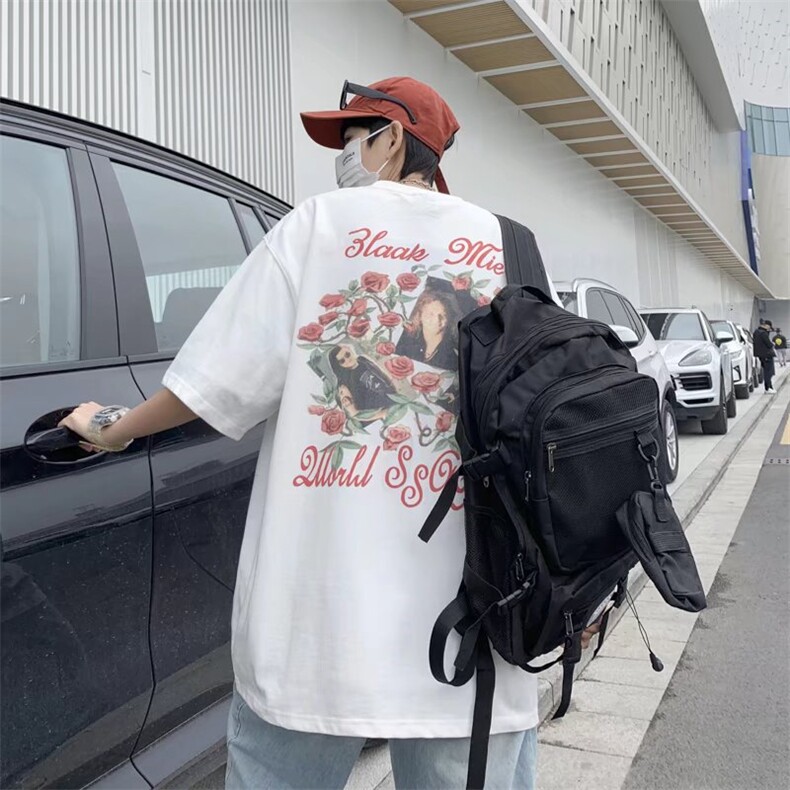 夏季潮牌男士短袖t恤男潮流上衣情侣半袖体恤衫TC38P32,男装T恤,星座1116-2