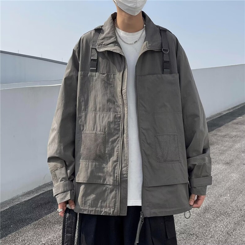 美式冲锋衣外套潮牌男夹克春秋新款J3126P75,男装夹克,星座1116-2