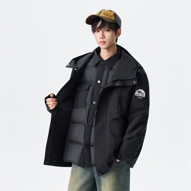 2025新款连帽登山户外运动休闲工装风夹克男外套XZ309Y95705P99,男装夹克,星座309（原A406）