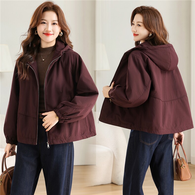 棉衣女冬季新款连帽加棉加厚防风保暖夹棉派克服，女装棉衣/棉服，曼沙奕珂