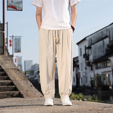 2026夏季新款宽松大码纯色休闲风男装休闲裤K2608，男装休闲裤，电商A008