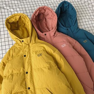 【】A003-HY8008-P130冬装新款印花面包服棉衣 港风平铺1图片