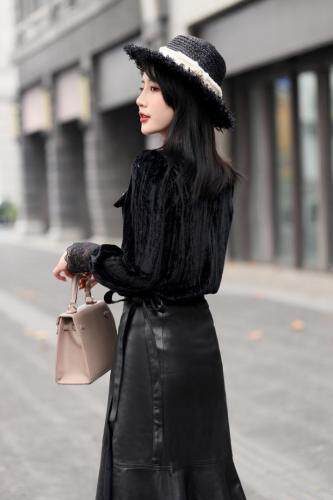 2021春款波，女装，慧颖帛