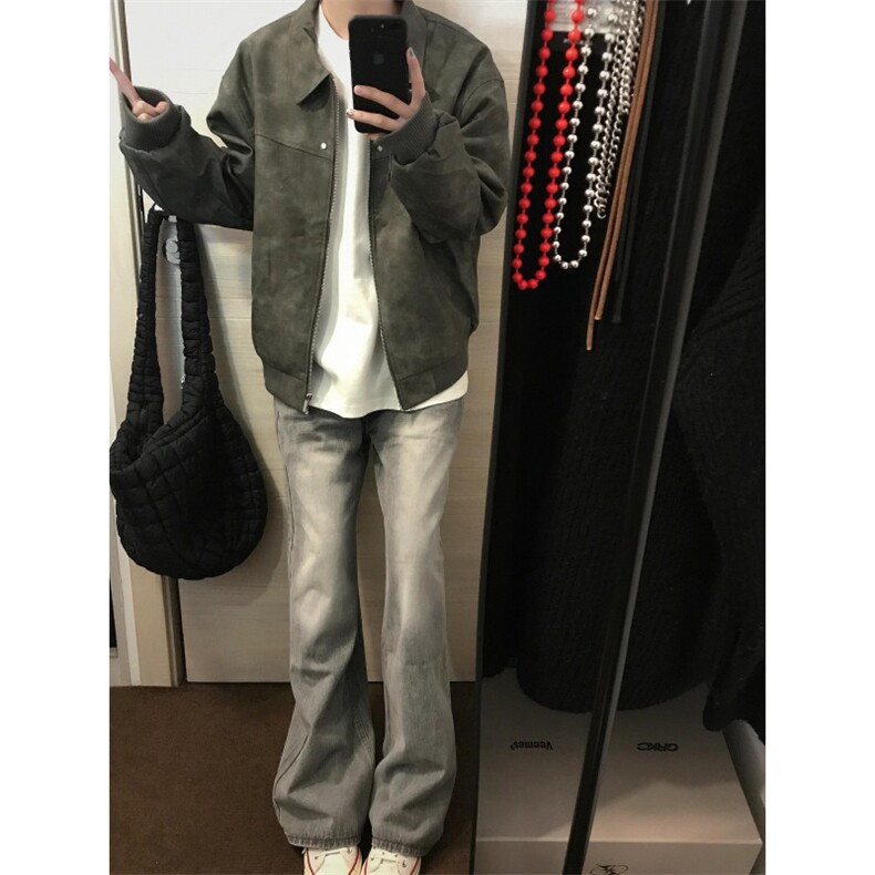 【有货】5333CC-特P80夹棉麂皮衣外套男加厚翻领棉衣,男装夹克,星座1007（原301D）