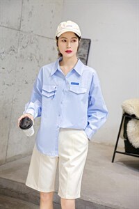春季新款小衫潮搭胸前别针百搭图片