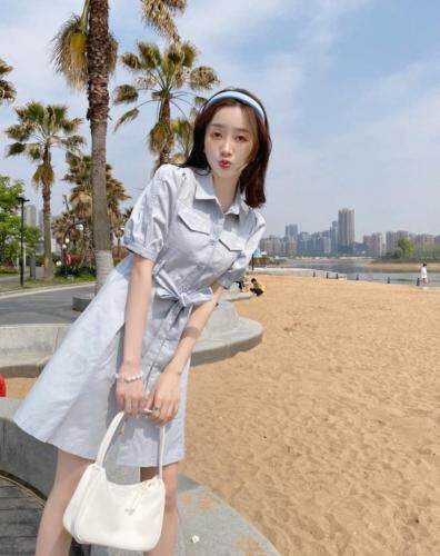 夏季韩版连衣裙，女装连衣裙，E莎