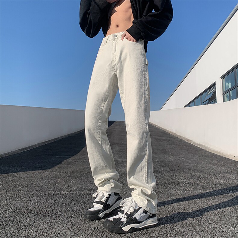 2023春季美式高街新款弹力修身直筒工装休闲裤货号K694P60,男装休闲裤,电商A063