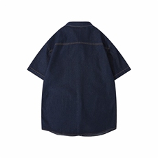 牛仔短袖袖衬衫深度库存当天配齐跑量款DS-C323-1-G665-TP55，男装衬衫，电商C323-1