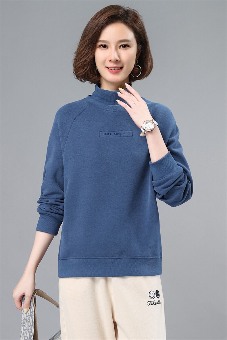 2021冬装新款百搭卫衣,女装卫衣/绒衫,小林双子